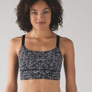 Lululemon Both Ways BraIced Wave White Black size:8